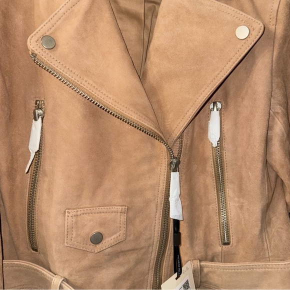MANGO Tan 100%  Suede Jacket - Picture 8 of 13